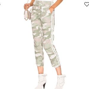MOTHER Shaker Chop Crop Fray pants